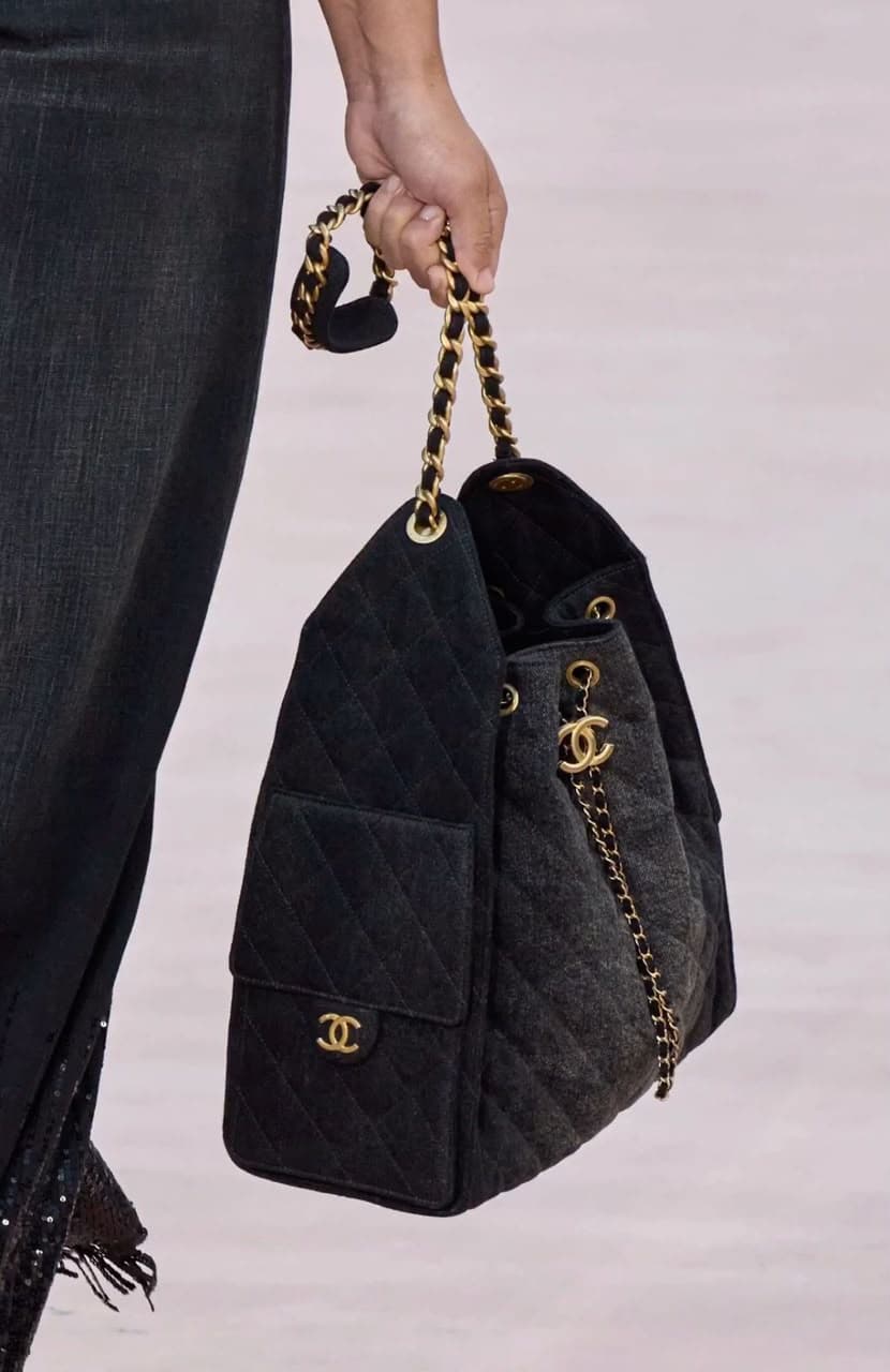 Luxury bag styling detail