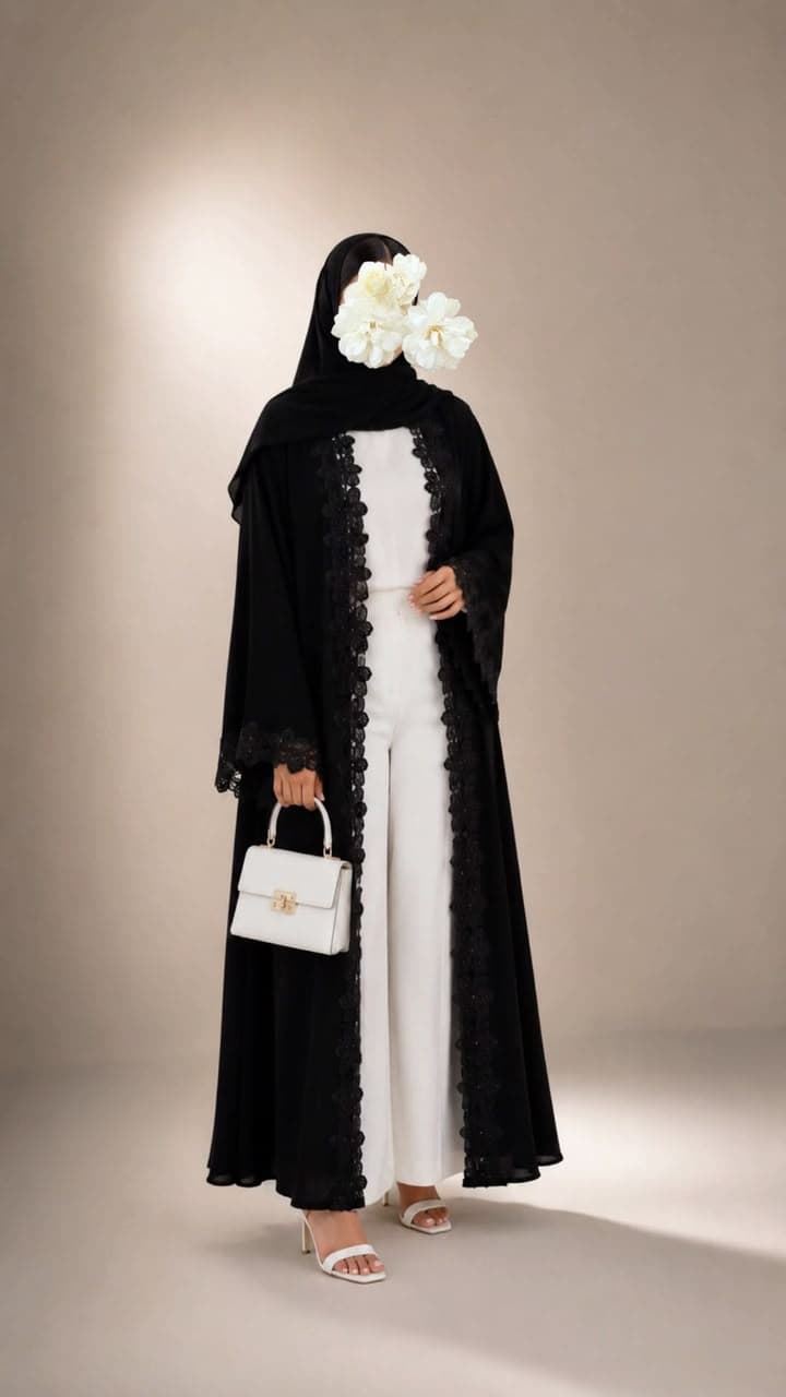 Soft drape modest ensemble